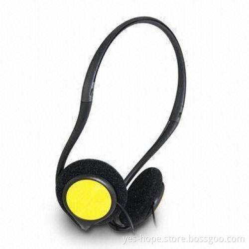 Neckband headphone with Soft Earpads and 3.5mm Stereo Plug